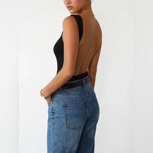 Slinky Open Back Sleeveless Bodysuit Commense xs CC20 (22)